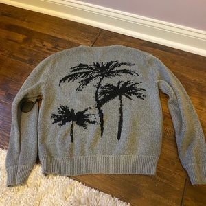 Palm tree sweater